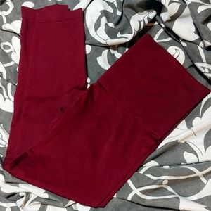 Sz Lg Merlot High Waist Leggings